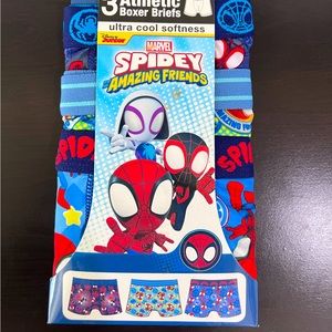3Pair of 4T Spidey Briefs 100% Cotton